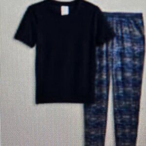 Jockey Ultra Soft Sleep Lounge Wear for Big Boys Size L 14-16 Ocean Sunset